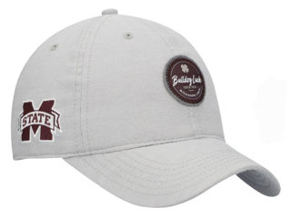 Men's Gray Mississippi State Bulldogs Oxford Circle Adjustable Hat , TopOfftheWorld foto 1