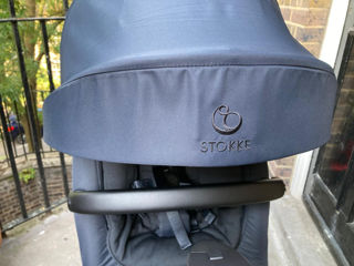 Cărucior Stokke Xplory ( Rich Black, Negru) 2 În 1 foto 4