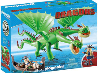 Playmobil jucărie dragon cu figurine foto 8