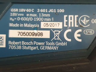 Bosch GSR 18V-60 C foto 3