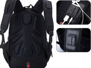 Рюкзак SwissGear 8810 с отделением для ноутбука 35 л Черный + чехол от дождя foto 9
