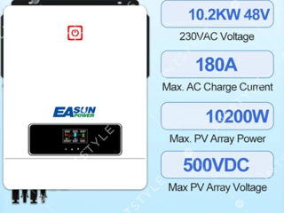 Invertor Isolar SV V 10.2KW Hibryd On/Of Grid foto 2