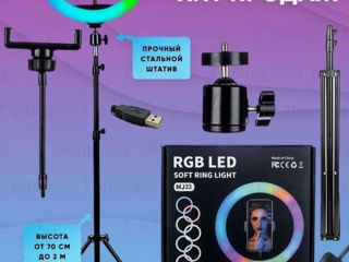 Кольцевая лампа RGB-33 cm foto 2