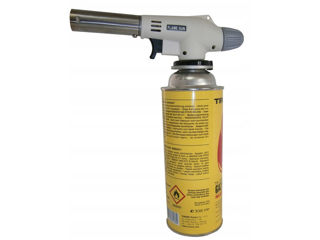 Arzător pe gaz cu butelie de gaz, duză pentru butelie cu aprindere piezoelettrică Flame Gun 920  Un