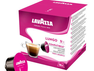 Lavazza Lungo 100 % Arabica Dolce Gusto 16 Capsule, Livrare Moldova foto 3