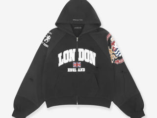 Project GR Zip Hoodie - London Black фото 0