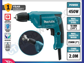 дрель Makita 450 watt, оригинальная в отличном состоянии foto 4