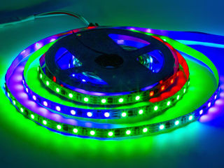 Адресная светодиодная лента RGB, panlight, LED лента COB, блоки питания, алюминиевый профиль LED foto 1