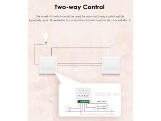 Modul de comutare Zigbee 16A Smart releu 2 canale pentru prize și lumini foto 7