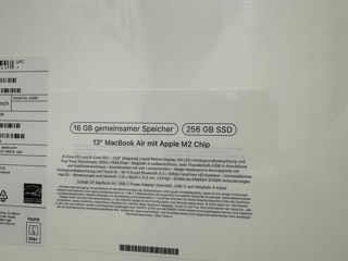 Apple MacBook Air 13, M2,  16/256GB  Sigilat! New! foto 3