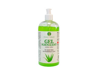 Gel igienizant pentru mâini cu extract de Aloe vera 500ml (70% Alcool)