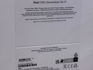 iPad 10 Gen / NOU / Garanție !!! foto 4