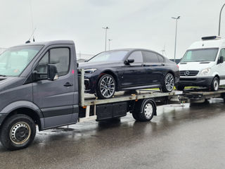 Transport auto pe trailer din Europa