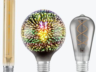 Декоративные светодиодные лампы OSRAM, лампы Эдисона в Кишиневе, ретро лампы, panlight foto 11