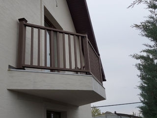 Balustrade,terase,gard din profile WPC lemn plastifiat decking (террасная доска)древесно-полимерный foto 12