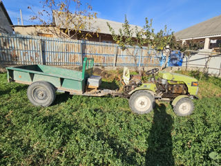 Tractor 18 cai putere Zubr freză, plug nu răspund la mesaje doar prin apel foto 4