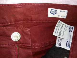 новые бордовые джинсы Crocker foto 4