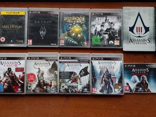 PS3 много игр Tekken, Mafia2, Gta5, Bioshok2 foto 3