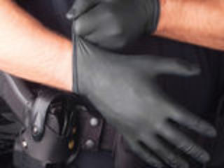 Черные нитриловые перчатки 50шт. foto 4