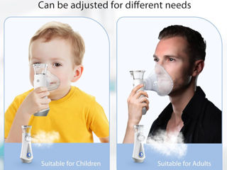 Aparat cu nebulizator Небулайзер для взрослых и детей Inhalator foto 3