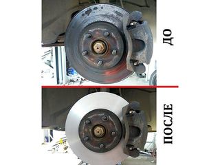 Проточка тормозных дисков без снятия с автомобиля ремонт авто в кишиневе.Ремонт тормозных систем, foto 9