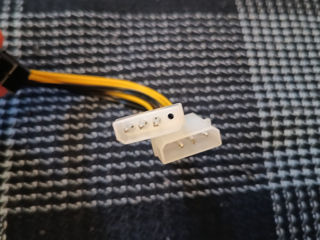 Переходник 6 pin в 8 pin Adaptor, 2 Molex LP4 4 Pin на 8 Pin PCI-E Express Кабель foto 5