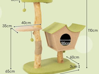 Ansamblu de joacă pentru pisici Costway - Livrare în toată Moldova! Credit 0% foto 6