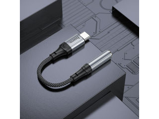 Convertor audio HOCO LS36 Fresh Digital Type-C la 3.5 foto 3