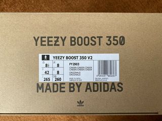 Adidas Yeezy Boost 350 v2 Cinder (Non-Reflective) EU 42 / US 8 1/2 foto 2