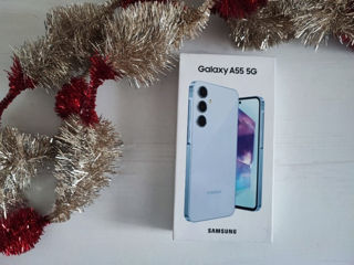 Samsung Galaxy A55 5G 8/128 gb ice blue, sigilat!