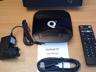 tvbox Q+ android 10 4/32Гб / 6K ultra hd / wi-fi / Livrare gratuita in Moldova si garantie 1 an
