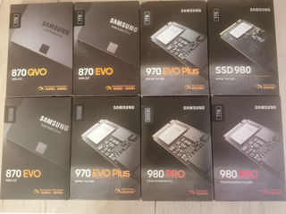 Samsung 870 QVO 1TB,Samsung 870 EVO 1TB,Samsung 980 PRO/990 PRO,Samsung T7 Новые,недорого - 1000 Лей