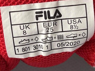 Новые кроссовки Fila foto 4