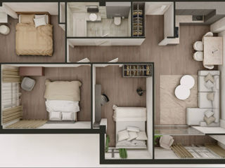 3-комн. кв., 75 м², 1/6 эт.