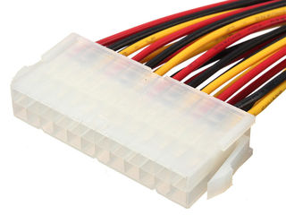 ID-185: Power Supply Extension Cable ATX 24 Pin Male to 24Pin Female - Удлинитель 24 пин - 30 см foto 4