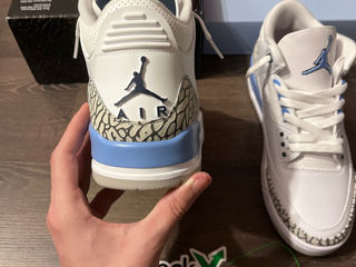 Air jordan 3 north carolina blue foto 2