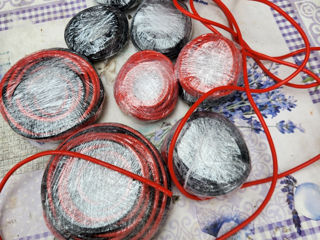 Cablu кабель pentru acumulator,solar,muzica 600V 10AWG 6mm 200°C foto 5