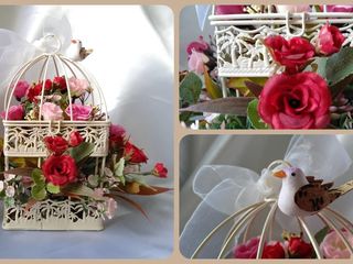Оригинальные букеты и композиции из искусственных цветов,букет невесты,букеты из конфет foto 7