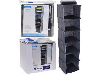 Organizator Suspendabil Storage 6 Sectii, 30X30X120Cm