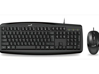 Keyboard & Mouse Genius Smart Km-200, Customizable Fn Keys, Spill Resistant, Black, Usb foto 5