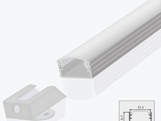 Профиль алюминиевый для светодиодной ленты, встраиваемый в гипсокартон профиль LED, panlight foto 16