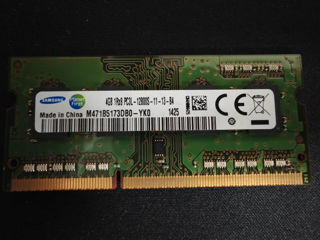 Оперативная память DDR3 PC3L-12800S Samsung для ноутбука Samsung ram Memory  4GB DDR3 PC3L/PC3,1333,