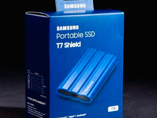 SSD portabil extern Samsung Portable SSD T7, 1 TB, SHIELD foto 3