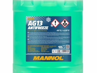 Antigel verde MANNOL 4013 Antifreeze AG13 (-40 C) Hightec 10L (10,8kg) foto 1