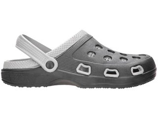 Papuci Crocs Marine - Negru Cu Gri / Кроксы Marine Черно-серые