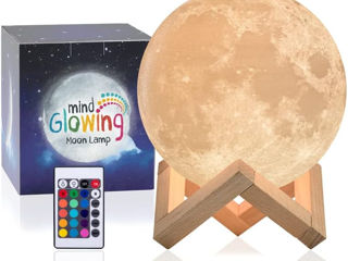 Светящаяся луна — 3D лунный ночник для детской спальни foto 2