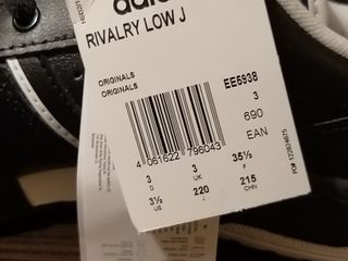 Adidas Rivalry Low J. Оригинал. Размер 35.5 foto 5