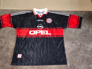 Bayern Munchen 1997-1999  футболка Adidas #7 Scholl foto 8