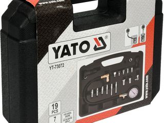 YT-7307 Компрессометр для дизельных двигателей, tester de compresie pentru motor Diesel  "Yato" foto 6