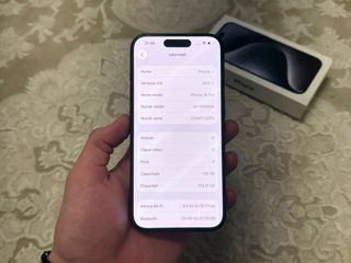 iPhone 15 Pro 128GB Blue Titanium foto 8